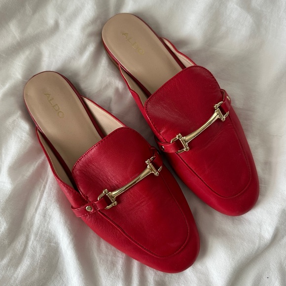 Aldo Shoes - Leather Mule Slides